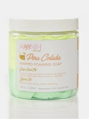 AMINNAH Pina Colada Whipped Foaming Soap — 8fl oz/236ml